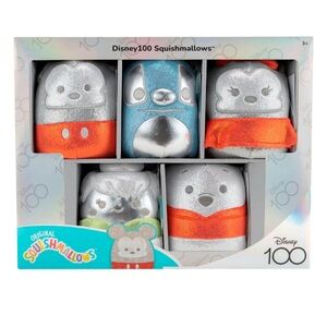 Squishmallow 5” Disney 100 Anniversary Box Set NWT